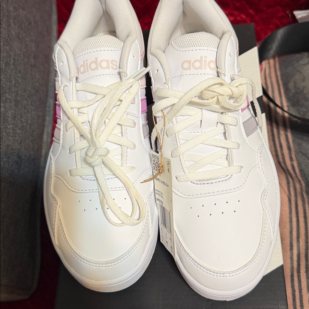 Adidas Hoops 3.0 Bold Sneakers - Women’s Size 7.5 - NIB - Picture 3 of 4